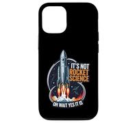 It's Not Rocket Science Funny Space Launch Design Carcasa para iPhone 12/12 Pro
