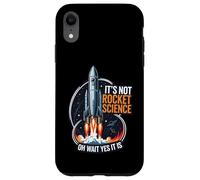 It's Not Rocket Science Funny Space Launch Design Carcasa para iPhone XR