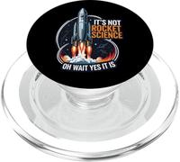 It's Not Rocket Science Funny Space Launch Design PopSockets PopGrip para MagSafe