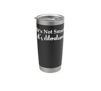 Its Not Smut Its Cliterature Book Lovers Smutty Dark Romance Vaso térmico de acero inoxidable de doble pared