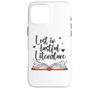 Its Not Smut Its Cliterature Lost in Lustful Literature Book Carcasa para iPhone 16 Pro MAX
