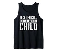 It's Official I'm The Favorite Child - Camiseta para niño Favorito Camiseta sin Mangas