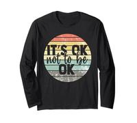 It's Ok Not to be Ok Vintage Mental Health Awareness Manga Larga