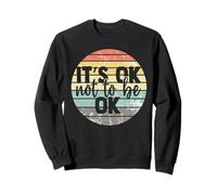 It's Ok Not to be Ok Vintage Mental Health Awareness Sudadera