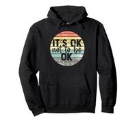 It's Ok Not to be Ok Vintage Mental Health Awareness Sudadera con Capucha