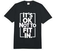 It's Ok Not To Fit In Individualidad Motivación No Adaptada Comfort Colors Adult Heavyweight T-Shirt