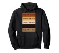 It's Ok to be Native, Asian, White, Black, latín - Ironic Sudadera con Capucha