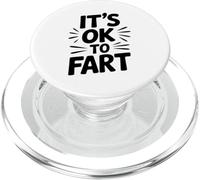 It's Ok To Fart Baño Humor Pedos Gas Broma Ropa PopSockets PopGrip para MagSafe