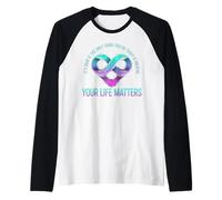 It's Okay If The Only Thing You DO Today Is Breathe Camiseta Manga Raglan