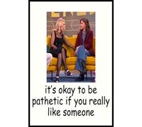 It's Okay to be Pathetic Marta Belmonte Carmen Lomana Notebook: College Ruled - 110 Lined Pages for Journaling, Writing, and Daily Notes - Compact 6x9" Size with Glossy Cover
