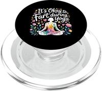 It's Okay To Fart During Yoga Stretch Exercise Puns |- PopSockets PopGrip para MagSafe