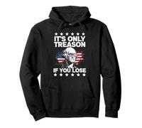 It's Only Treason If You Lose George Washington 4th of July Sudadera con Capucha