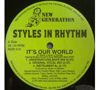 It's Our World - Styles In Rhythm 12"