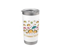 It's Raining Tacos Funny Taco Lovers kids girls boys Vaso térmico de acero inoxidable de doble pared