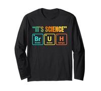 It's Science Bruh Periodic Table of Elements Funny Meme Manga Larga