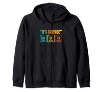 It's Science Bruh Periodic Table of Elements Funny Meme Sudadera con Capucha