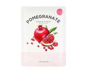 ITS SKIN Mascarilla The Fresh Mask Sheet Pomegranate, Mascarilla Hidratante y Antioxidante con Extracto de Granada, Ideal para Revitalizar la Piel, 20 g