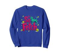 It's So Fetch - Pelota de Tenis para Perros Sudadera, Unisex para Adultos, Azul Real, S