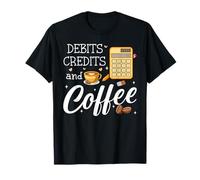 It's Tax Season Debits Credits & Coffee Cup Funny Accountant Camiseta