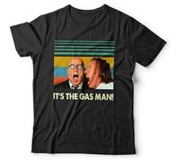 It's The Gas Man - Camiseta unisex - Bottom Rik Mayall Ade Edmondson - Camiseta de cuello redondo unisex de manga corta, Negro , XXL