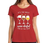 It's The Most Wine-Derful Time of The Year - Camiseta para mujer, rojo, XL