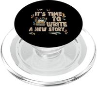 It's Time To Write A New Story Author Write Productive - PopSockets PopGrip para MagSafe