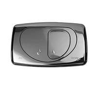 ITS TODINI - Hidrobox Dual - Placa de Accionamiento Inodoro WC -Ahorro de Agua - pulsador Para Doble Volumen de Descarga - Cromo 14.15e/CR