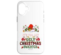 It's Too Hot For Ugly Christmas Sweater Santa Xmas Pajamas Carcasa para iPhone 16 Plus