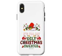 It's Too Hot For Ugly Christmas Sweater Santa Xmas Pajamas Carcasa para iPhone X/XS