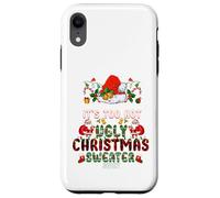 It's Too Hot For Ugly Christmas Sweater Santa Xmas Pajamas Carcasa para iPhone XR