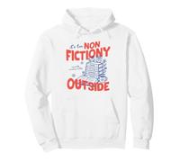 It's Too Non Fictiony Outside Book Lover Reader Bookish Sudadera con Capucha