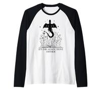It's Too Nonfictiony Outside Book Dragon Reading Fantasy Era Camiseta Manga Raglan