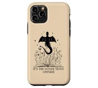 It's Too Nonfictiony Outside Book Dragon Reading Fantasy Era Carcasa para iPhone 11 Pro