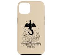 It's Too Nonfictiony Outside Book Dragon Reading Fantasy Era Carcasa para iPhone 13