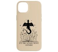 It's Too Nonfictiony Outside Book Dragon Reading Fantasy Era Carcasa para iPhone 14 Plus