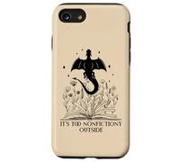 It's Too Nonfictiony Outside Book Dragon Reading Fantasy Era Carcasa para iPhone SE (2020) / 7/8