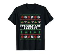 It's Ugly and I Love It Funny Navidad FEA Navidad Camiseta gráfica económica