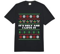 It's Ugly and I Love It Funny Navidad FEA Navidad Comfort Colors Adult Heavyweight T-Shirt