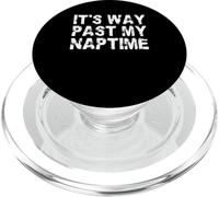 It's Way Past My Naptime - Día divertido de la siesta PopSockets PopGrip para MagSafe