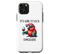 It's Wine O Clock Drinking Parrot Its 5 O'Clock Somewhere Carcasa para iPhone 11 Pro