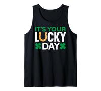 It's Your Lucky Day | Shamrock Funny St. Patrick’s Day Camiseta sin Mangas