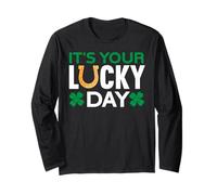 It's Your Lucky Day | Shamrock Funny St. Patrick’s Day Manga Larga