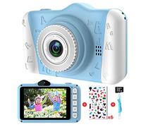 ITSHINY Cámara Fotos Infantil - Cámara Digital con Pantalla Grande de 3.5 Pulgadas 1080P HD 12MP Incorporada Tarjeta SD de 32GB USB Recargable Niños Cumpleaños Navidad Regalos