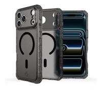 ITSKINS Hybrid R // Vapor - Funda protectora magnética mate para iPhone 17 Pro Max, compatible con MagSafe, funda militar delgada a prueba de golpes, funda híbrida delgada, color humo