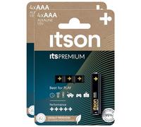 ITSON - Pack de 2 pilas alcalinas LR03/AAA 1,5 V itsPREMIUM