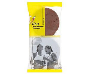 Itsu Tortas De Arroz De Chocolate Con Leche (100g) (Paquete de 6)