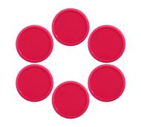 ITSYHPRO 33 discos de planificador para cuadernos, accesorios de plástico, anillos de disco para planificadores, disco expansor (rosa oscuro, 24 mm)