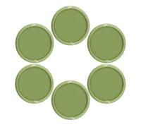 ITSYHPRO 33 discos planificadores para cuadernos, accesorios de plástico, anillos de disco para planificadores, disco expansor (verde claro, 24 mm)