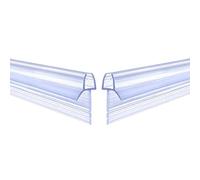 ITTISO Tira de sello para puerta de ducha 2 x 80 cm para espesor de vidrio de 4mm/5mm/6mm Tira de sello para mampara de ducha Cubre hasta 23mm de espacio (Tipo desgarrable) Reemplazo de sello inferior