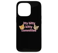 Itty Bitty Kitty Committee Cute Cat Lover tee and More Carcasa para iPhone 13 Pro